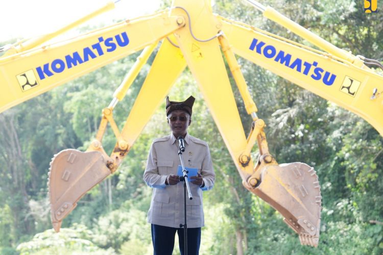 Kementerian PU Groundbreaking 8 Sabo Dam Gunung Marapi