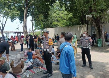 Pengamanan Kenjeran Diperketat Saat Libur Lebaran