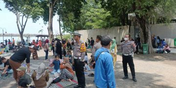 Pengamanan Kenjeran Diperketat Saat Libur Lebaran