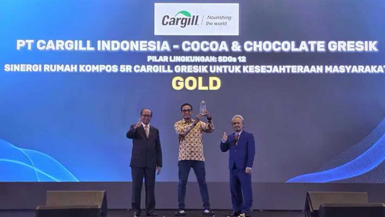 Cargill Raih Gold Award ISDA Berkat Program Rumah Kompos 5R di Gresik