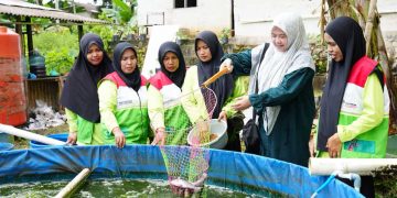 Kelompok Binaan Pertamina Panen Perdana Ikan Bioflok