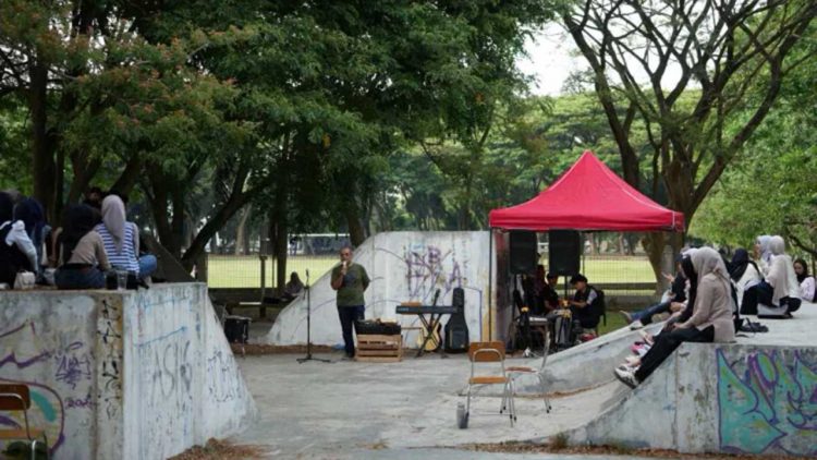 Skate Park Stage USK Jadi Ruang Kolaborasi Seni Terbuka