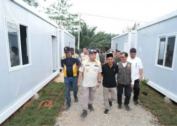 Warga Lubuk Sidup Tempati Hunian Sementara Pascabanjir