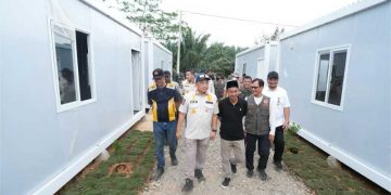 Warga Lubuk Sidup Tempati Hunian Sementara Pascabanjir