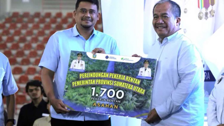 Pekerja Rentan Asahan Terima Perlindungan BPJS Ketenagakerjaan
