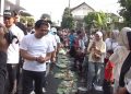Peresmian Jalan Leucir Diwarnai Syukuran Liwet Warga
