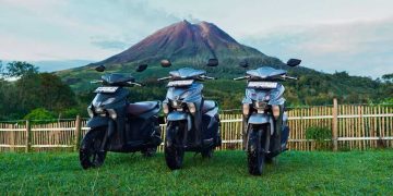 Yamaha GEAR ULTIMA Taklukkan Jalur Ekstrem Gunung Sinabung