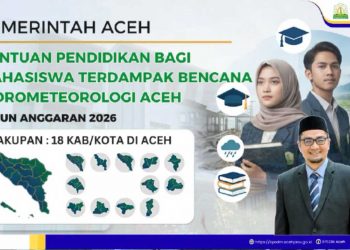 Aceh Buka Bantuan Pendidikan Korban Bencana