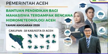 Aceh Buka Bantuan Pendidikan Korban Bencana