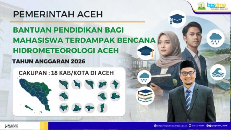 Aceh Buka Bantuan Pendidikan Korban Bencana