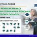 Aceh Buka Bantuan Pendidikan Korban Bencana
