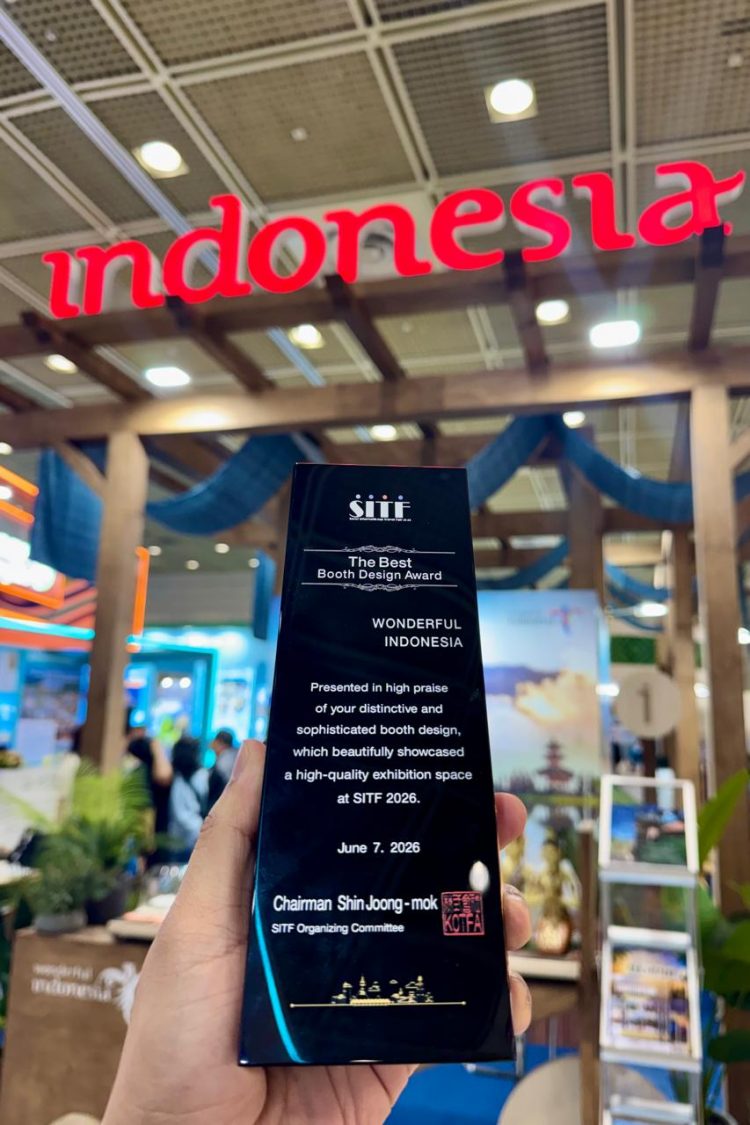 Paviliun Wonderful Indonesia Raih “Best Booth Design” di SITF 2026 Seoul