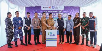 ASDP Groundbreaking Dermaga Tanjung Kalian, Dorong Konektivitas