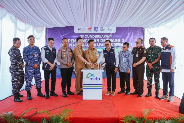 ASDP Groundbreaking Dermaga Tanjung Kalian, Dorong Konektivitas