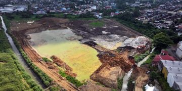 Bendali Sungai Ampal Diperkuat untuk Kurangi Banjir