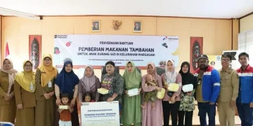 Pertamina Perkuat Program Gizi Anak di Margasari