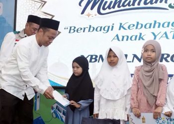 YBM PLN Salurkan Santunan untuk Anak Yatim