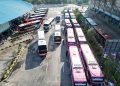 Kepatuhan Bus AKAP Masuk Terminal Hanya 57 Persen