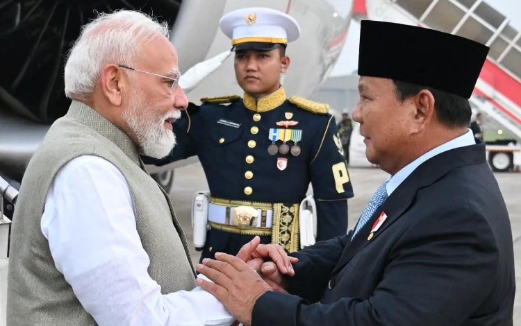 Prabowo Sambut Kunjungan PM India