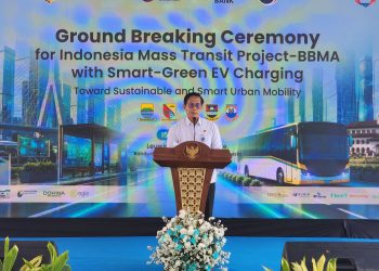 Ditjen Hubdat Gelar Groundbreaking Charging Station BRT Cekungan Bandung