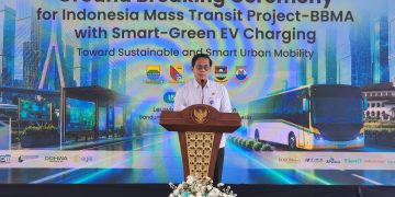 Ditjen Hubdat Gelar Groundbreaking Charging Station BRT Cekungan Bandung