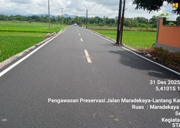 Realisasi Inpres Jalan Daerah 2025 Meningkat, 2.227 Km Jalan Daerah Mulus