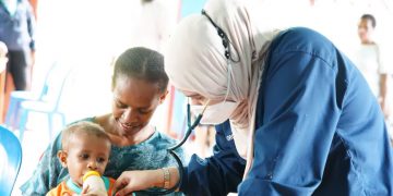 TSE Gelar Pengobatan Gratis di Boven Digoel
