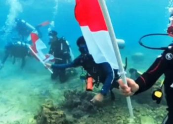 Pulau Miang Jadi Lokasi Upacara Bawah Laut HUT RI