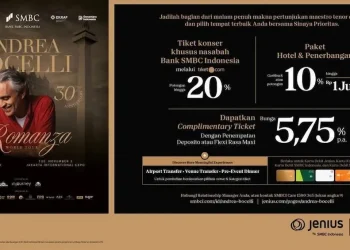 SMBC Indonesia Tawarkan Benefit Konser Andrea Bocelli