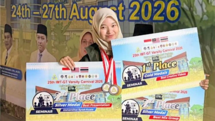 Mahasiswa USK Raih Tiga Medali Internasional