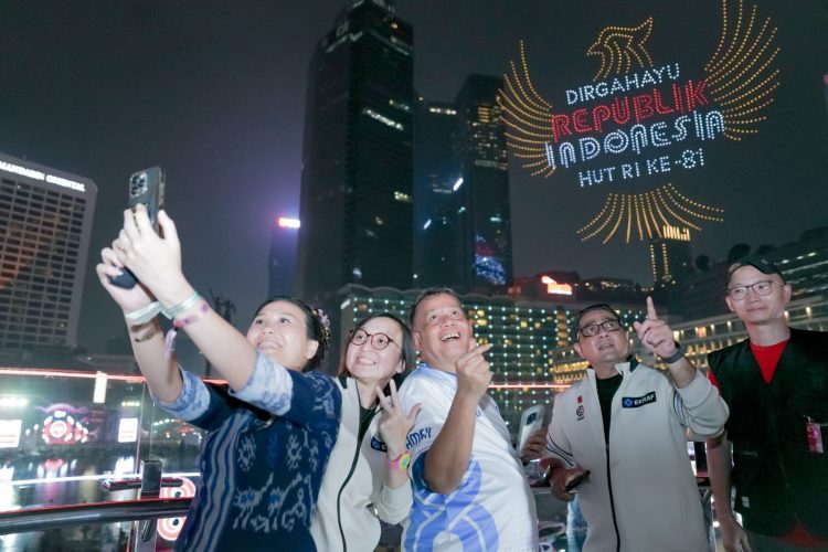 Drone Show Malam Merdeka Bawa Cerita Indonesia dari Keberagaman hingga Masa Depan