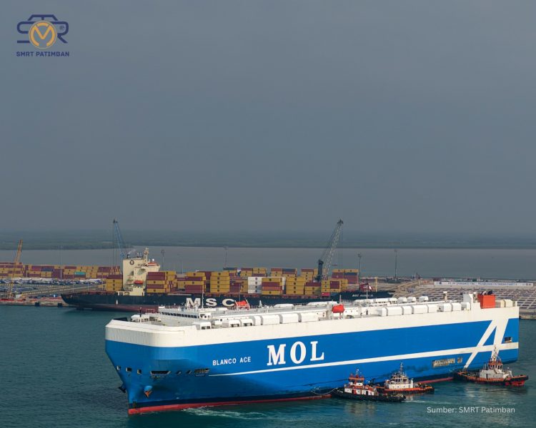 Uji Sandar Dermaga Patimban Paket 5: Car Terminal Construction Berjalan Lancar