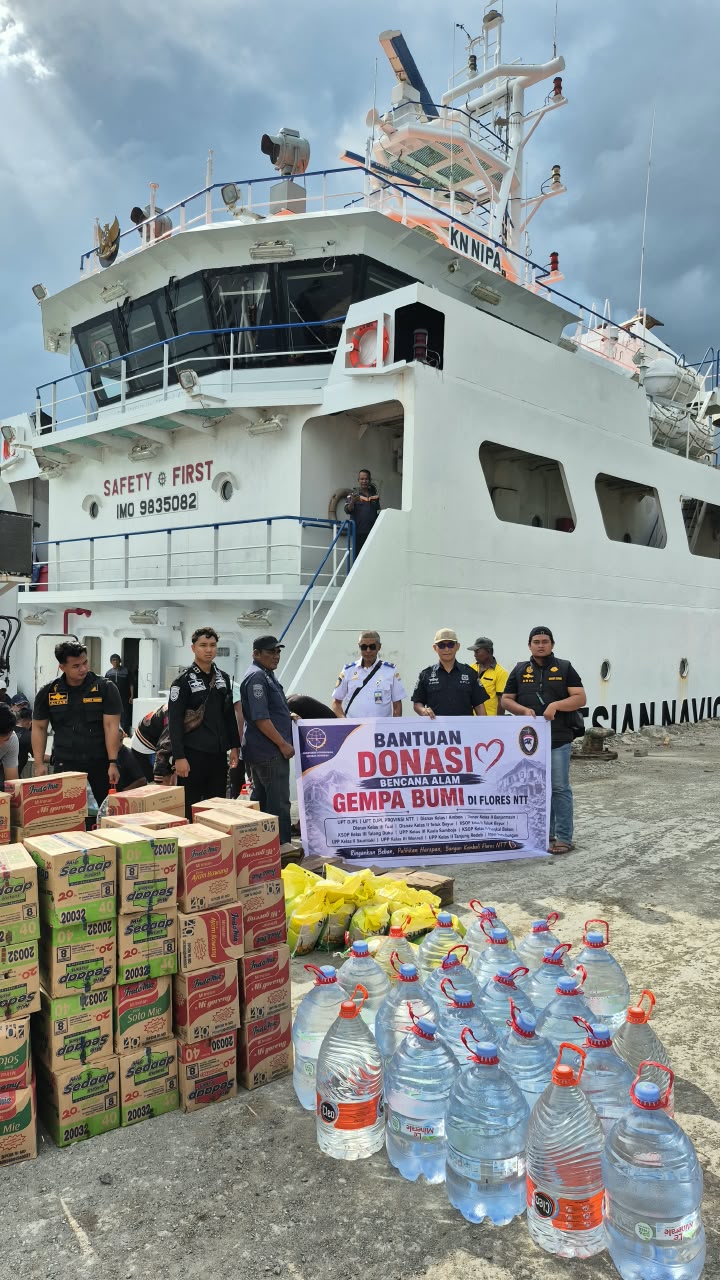 Transportasi Laut Dioptimalkan untuk Distribusi Bantuan Kemanusiaan Gempa NTT