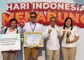 SMPN 9 Denpasar Raih Penghargaan KEJAR Terbaik Nasional