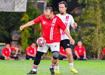 KSOP Gresik Dan PWI Perkuat Silaturahmi Lewat Mini Soccer