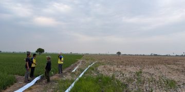 Kementerian PU Operasikan Tiga Pompa untuk Tangani Kekeringan Sawah di Bekasi
