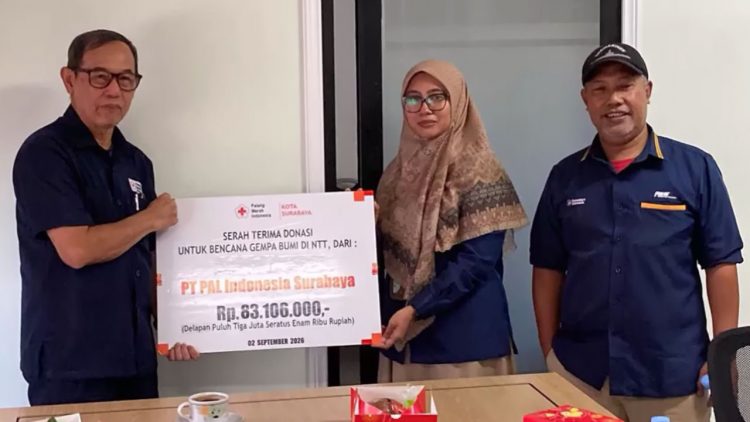 PT PAL Indonesia Salurkan Bantuan Rp83 Juta Untuk Korban Bencana NTT