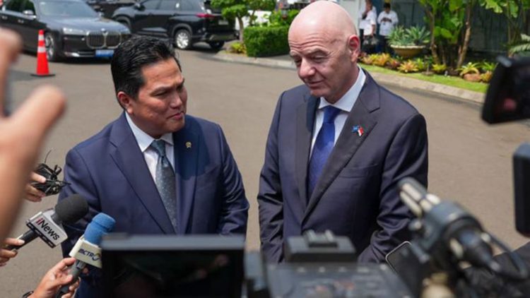 Presiden FIFA Temui Prabowo di Istana