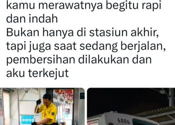 Kebersihan KRL Diapresiasi Netizen Jepang
