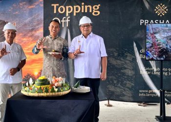 Prashanti Hotel Lampung Gelar Topping Off Siap Hadirkan Konsep Wellness