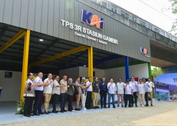 TPS 3R di Stasiun Gambir, Dorong Pengelolaan Sampah Menjadi Bernilai Guna