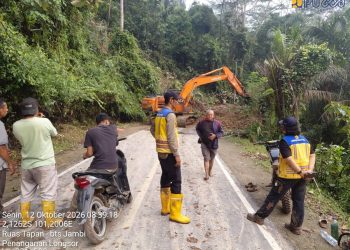 Kementerian PU Kerahkan Alat Berat Percepat Pemulihan 8 Titik Longsor di Ruas Tapan–Jambi