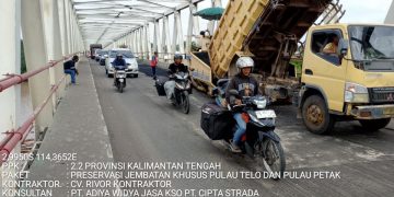 Kementerian PU Preservasi 2 Jembatan Panjang Sungai Kapuas di Kalteng
