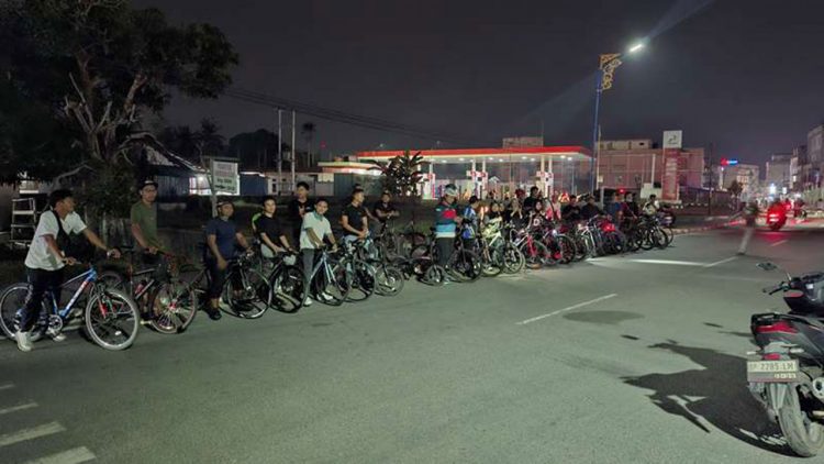 SCC Gelar Malam Gowes Perdana di Singkep